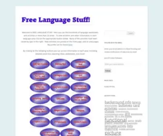 Freelanguagestuff.com(Free Language Stuff) Screenshot