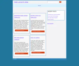 Freelayoutsnow.com(Free Layouts Now) Screenshot