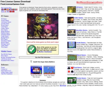 Freelicensegames.com(freelicensegames) Screenshot