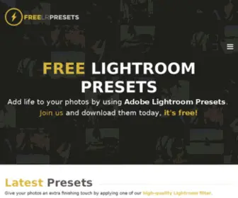 Freelightroompresets.net(Freelightroompresets) Screenshot
