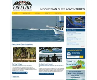 Freelinesurf.com.au(Ombak Indah Surf Sumatra) Screenshot