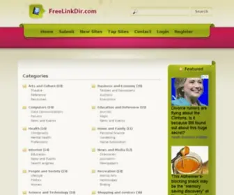 Freelinkdir.com(Link) Screenshot