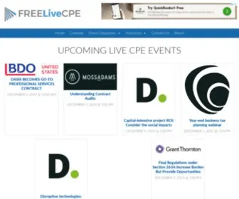 FreelivecPe.com(Free Live CPE Calendar) Screenshot