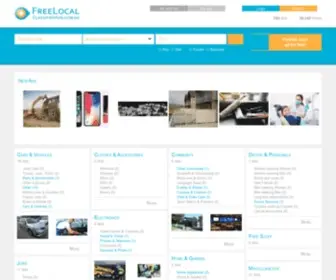 Freelocalclassifiedads.co.nz(Free ads New Zealand) Screenshot