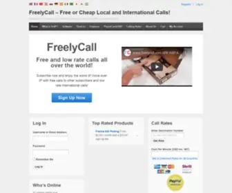 Freelycall.com(MagnusBilling) Screenshot