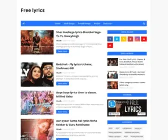 Freelyricsof.com(Free lyrics of) Screenshot