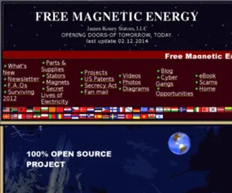 Freemagneticenergy.info(FREE MAGNETIC ENERGY) Screenshot