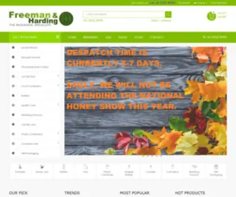 Freemanharding.co.uk(Glass jars) Screenshot