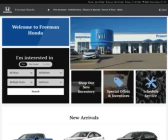 Freemanhonda.net(Honda Dallas) Screenshot