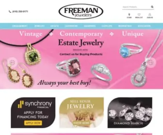 Freemanjewelerspa.com(Freeman Jewelers) Screenshot