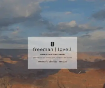 Freemanlovell.com(Freeman Lovell) Screenshot