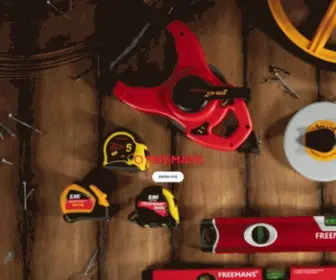 Freemansgroup.com(FREEMANS Measuring Tapes) Screenshot