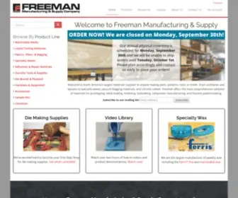 Freemansupply.com(Mold Making) Screenshot