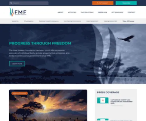 Freemarketfoundation.com(Action) Screenshot