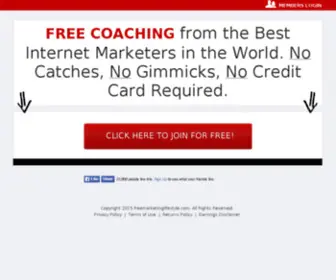 Freemarketinglifestyle.com(Free Marketing Lifestyle Funnel) Screenshot