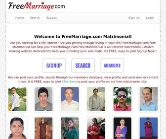 Freemarriage.com(FreeMarriage) Screenshot