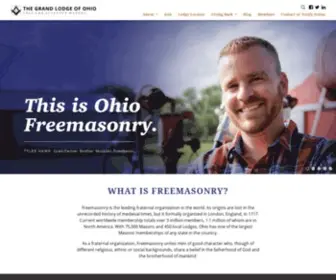 Freemason.com(Free & Accepted Masons of Ohio) Screenshot