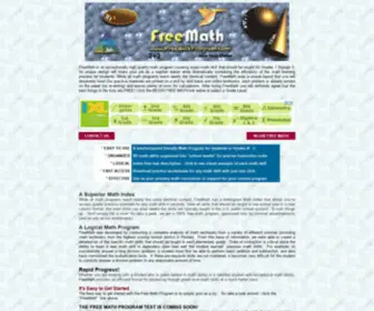 Freemathprogram.com(A Powerful Free Math Program for Grades 1 to 5) Screenshot