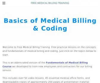 Freemedicalbillingtraining.com(FREE MEDICAL BILLING TRAINING) Screenshot