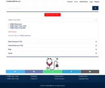 Freemedicalmcqs.com(Medical MCQs) Screenshot