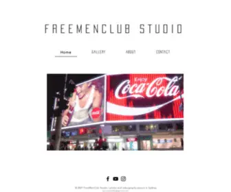 Freemenclubstudio.com(Photography/marketing video/promo video/Sydney/freemenclub) Screenshot