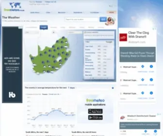 Freemeteo.co.za(The Weather) Screenshot