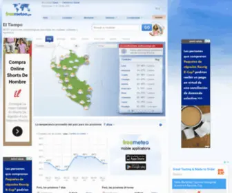 Freemeteo.pe(El Tiempo) Screenshot