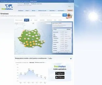 Freemeteo.ro(Vremea) Screenshot