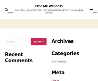 Freemewellness.com(Your story) Screenshot