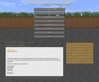 Freeminecraftmods.com(Minecraft Mods 1.6.1 Texture Packs Maps Tools) Screenshot