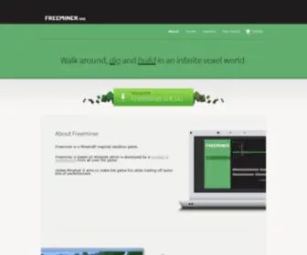 Freeminer.org(Freeminer) Screenshot