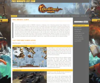 Freemmorpglist.com(FREE MMORPG GAMES LIST) Screenshot