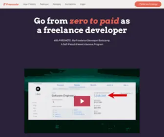 Freemote.com(Freelance Coding Bootcamp) Screenshot