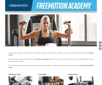 Freemotionacademy.com(Where Education Brings Your Equipment to Life) Screenshot