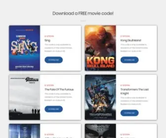 Freemoviecode.com(Download a FREE movie code) Screenshot