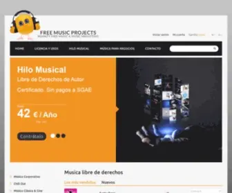 FreemusicProjects.com(Música Libre de Derechos) Screenshot