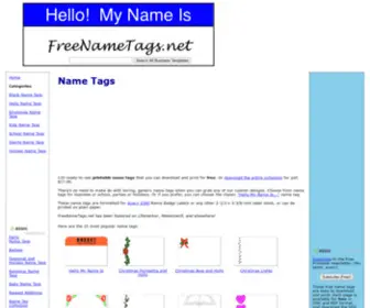 Freenametags.net(Name Tags) Screenshot