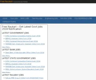 Freenaukari.com(Freenaukari) Screenshot