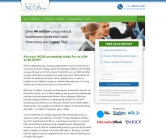 Freencoa.com(NCOA Processing) Screenshot