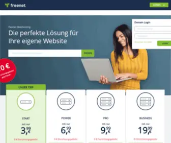 Freenet-Homepage.de(Freenet Webhosting) Screenshot