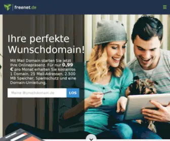 Freenet-Hosting.de(Domain registrieren) Screenshot