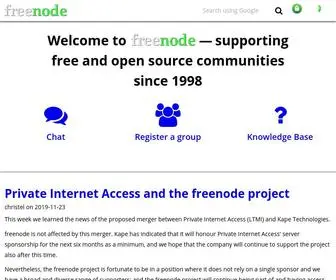 Freenode.net(freenode) Screenshot