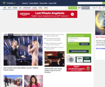 Freent.de(E-Mail, Mobilfunk, Internet & TV Entertainment) Screenshot