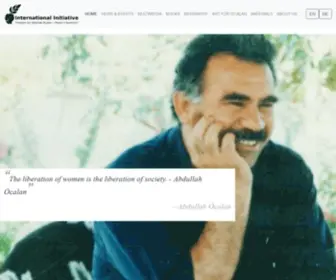 Freeocalan.org(International Initiative "Freedom for Abdullah Öcalan) Screenshot