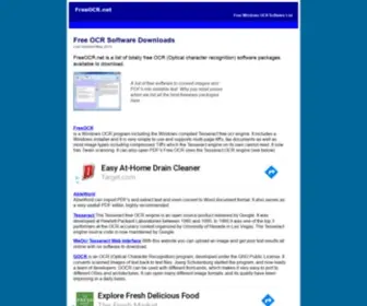 Freeocr.net(Free OCR Software) Screenshot