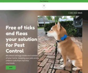 Freeofbugs.com(Discard harmful chemical repellent.Electronic pest control) Screenshot