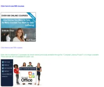 Freeofficetutorials.com(Microsoft Office Tutorials) Screenshot