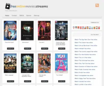 Freeonlinemoviesstreams.com(Online Movie Streaming) Screenshot