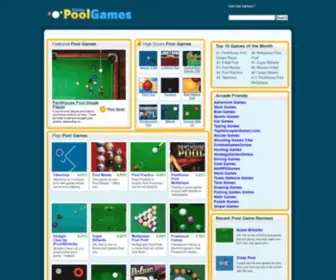 Freeonlinepoolgames.org(Pool Games) Screenshot