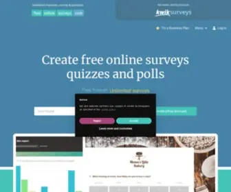 Freeonlinesurveys.com(Create Free Online Surveys) Screenshot